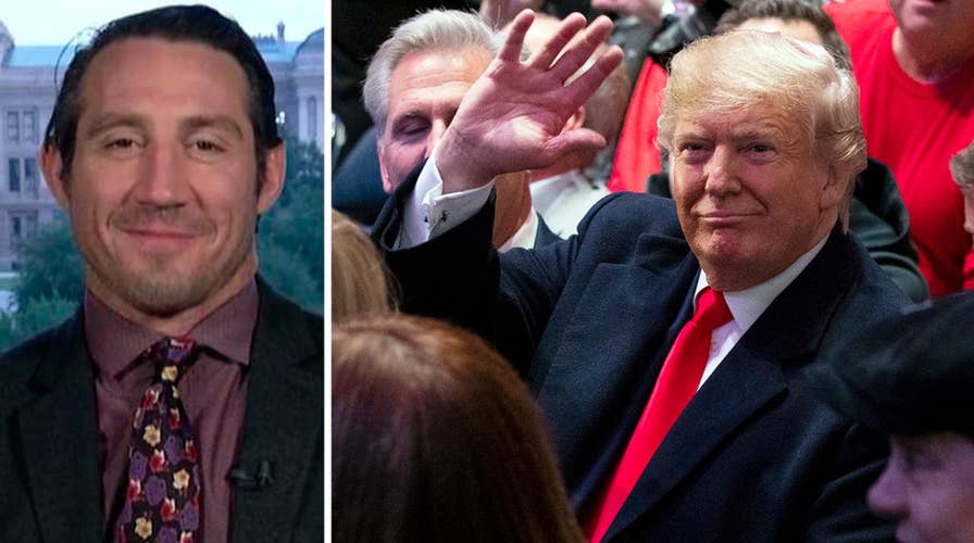 Former UFC fighter calls out media's portrayal of reception Trump got at NYC match