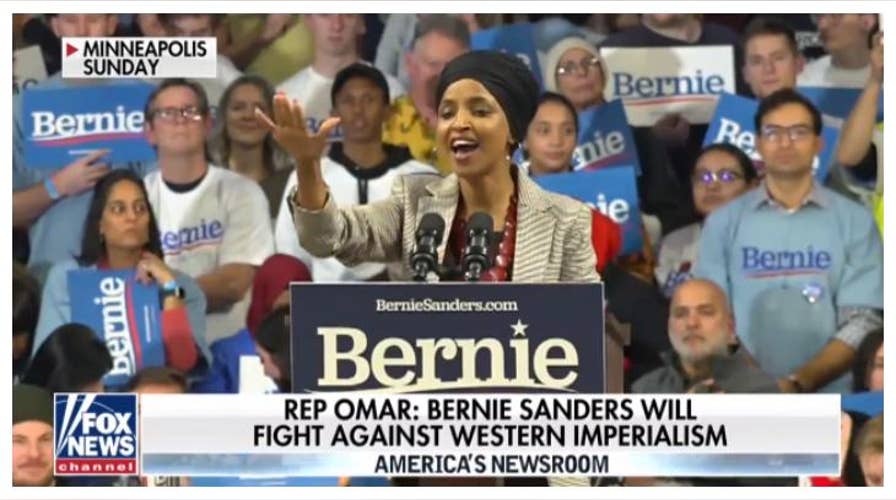 Ilhan Omar Rallies Against Western Imperialism