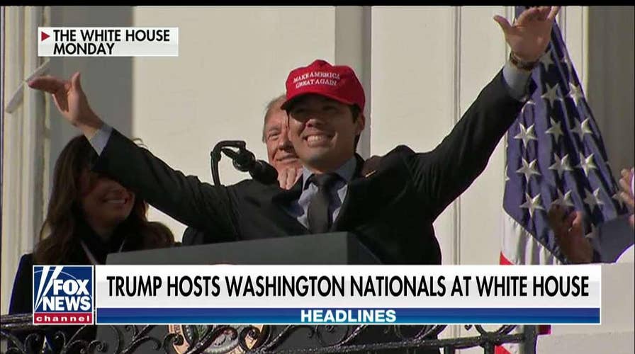 Nationals' Kurt Suzuki On That Weird Trump Hug, I Wasn't Expecting That!