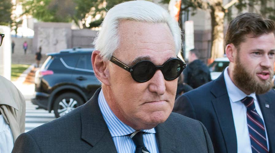 Roger Stone arrives in court feeling 'much better' after claiming food poisoning
