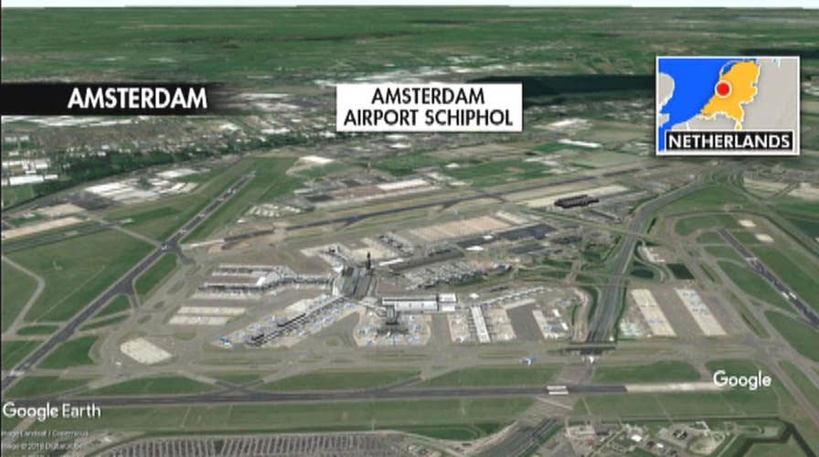 Dutch military police investigating 'suspicious activity' aboard aircraft in Amsterdam