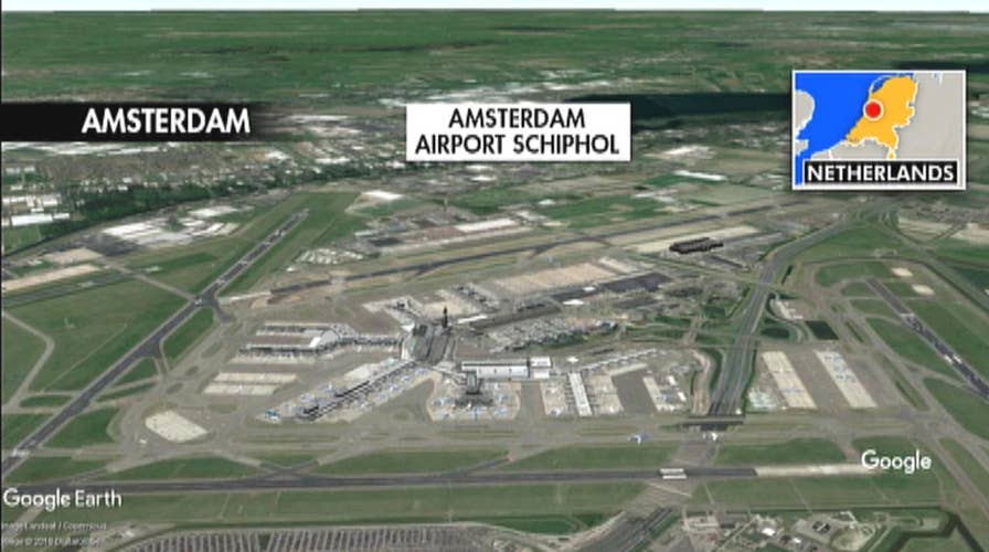 Dutch military police investigating 'suspicious activity' aboard aircraft in Amsterdam