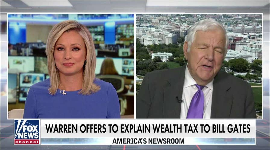 Dr. Bill Bennett reacts after Billionaire Bill Gates objects to Elizabeth Warren's wealth-tax plan