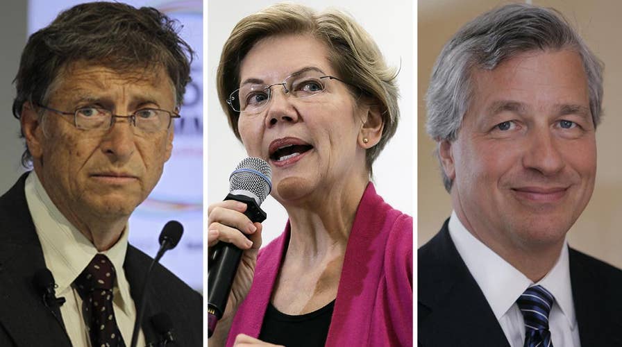 Billionaires take on Elizabeth Warren's far-left agenda