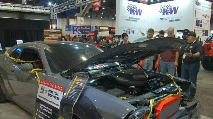 Stolen vehicle on display at car show