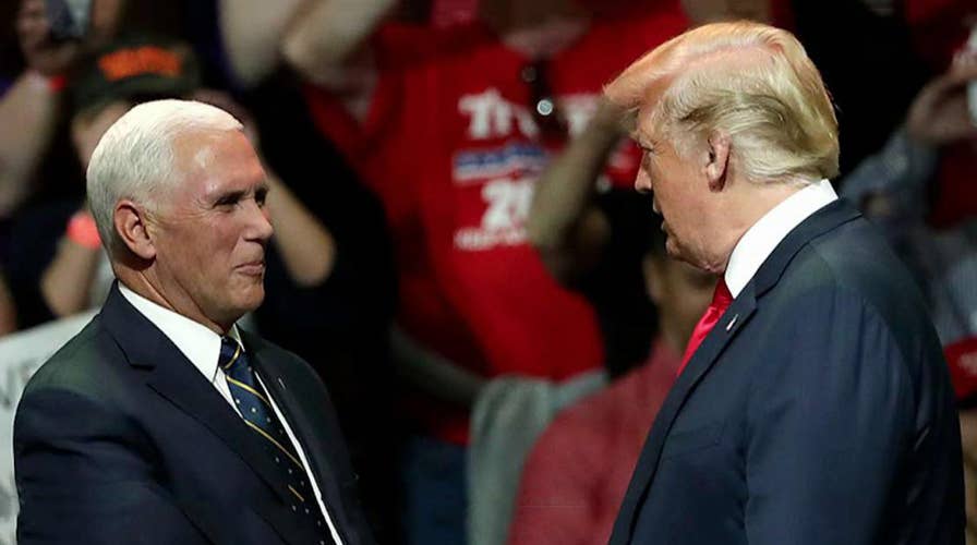 Vice President Pence makes Trump candidacy official in New Hampshire