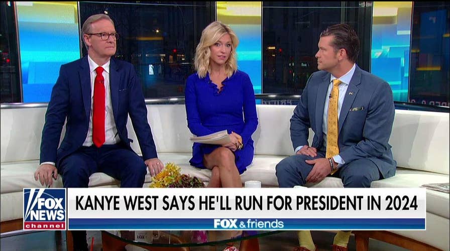 'Fox &amp; Friends' takes on Kanye's vow to run for president in 2024: 'He's a free thinker'