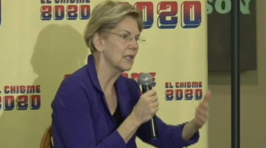 Elizabeth Warren answers questions relating to her newly released immigration policy