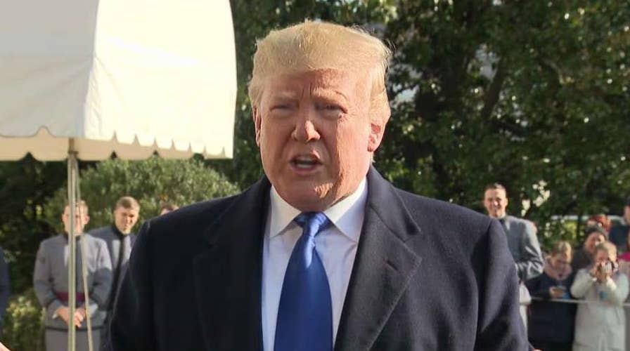 President Trump 'not concerned' by impeachment inquiry, declares witnesses testimony 'fine'