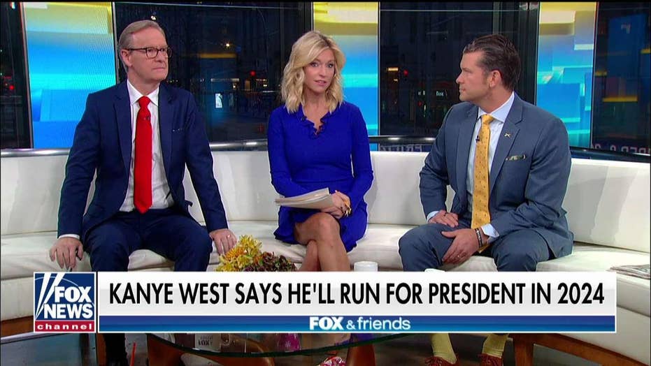 Fox Friends Takes On Kanye S Vow To Run For President In 2024