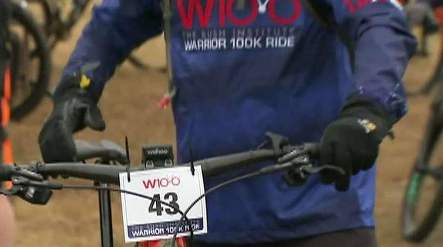 Dr. Marc Siegel hits the trail for the Bush Institute's 2019 W100K Mountain Bike Ride