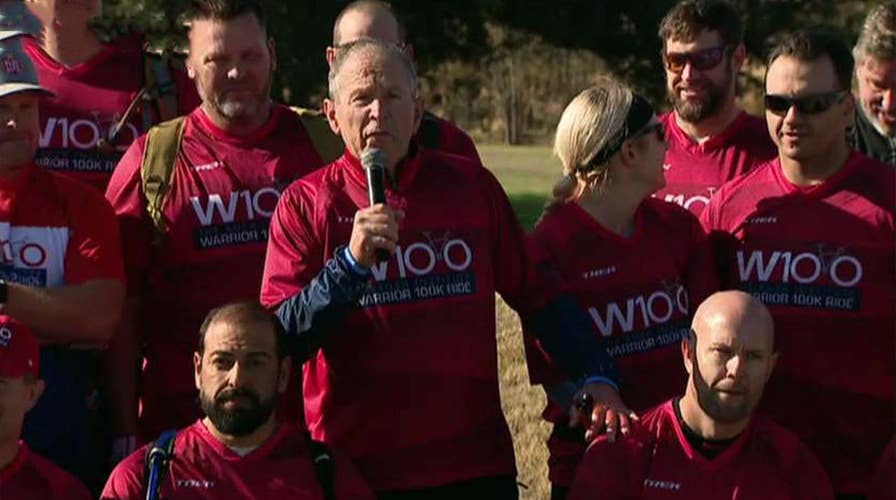 Eric Shawn: Pres. George W. Bush bike ride helps vets