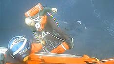 Coast Guard suspends search off California coast for missing man after rescuing 3 from capsized boat