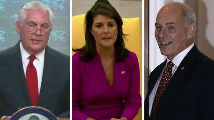 Nikki Haley claims Tillerson, Kelly tried to recruit her to 'save the country' by undermining Trump