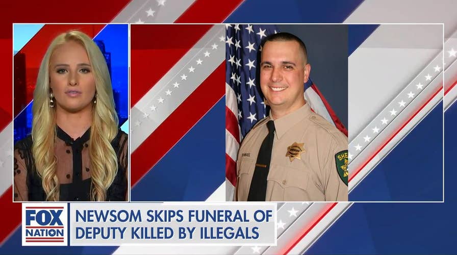 Tomi Lahren slams Gov. Newsom after he skips funeral of Deputy killed by illegal immigrants