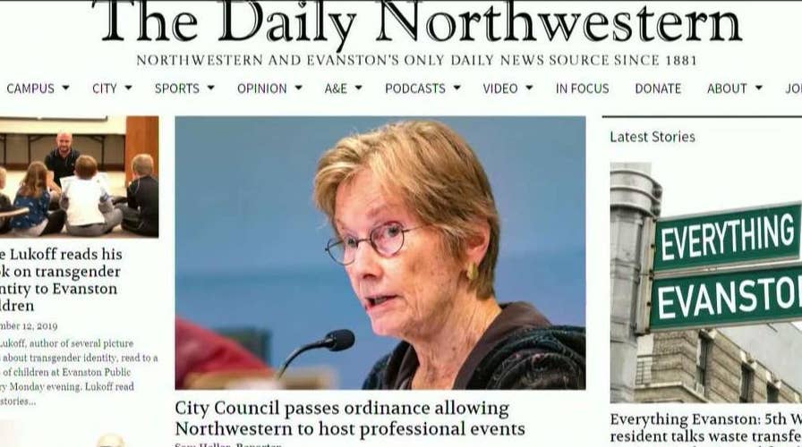 Northwestern University newspaper apologizes for 'retraumatizing' student activists
