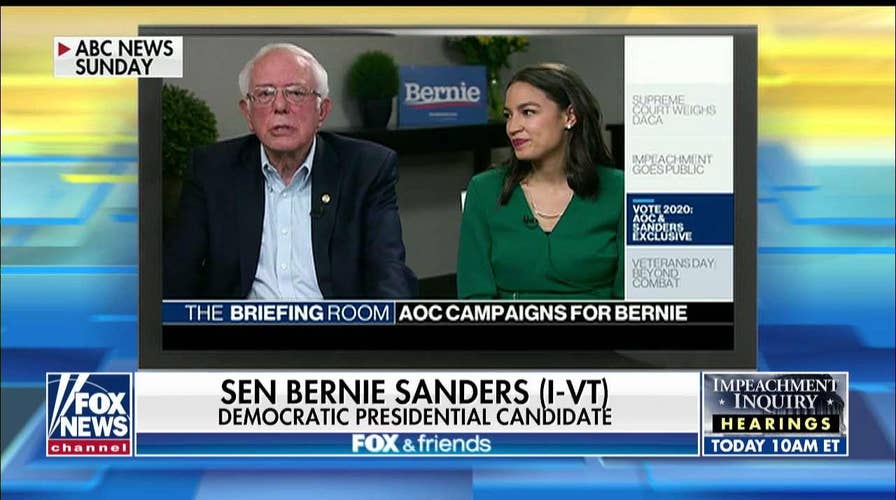 Bernie Sanders: AOC will have key role in White House if I'm elected president