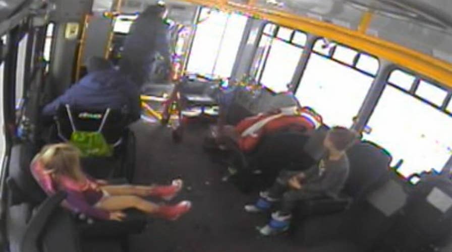 Wisconsin transit driver rescues children wandering in snow