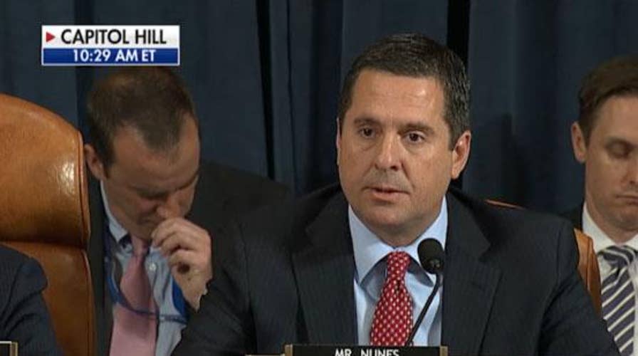 Nunes: Impeachment process 'in search of a crime"