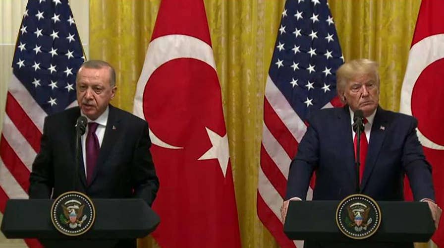 Trump holds news conference with Turkish president