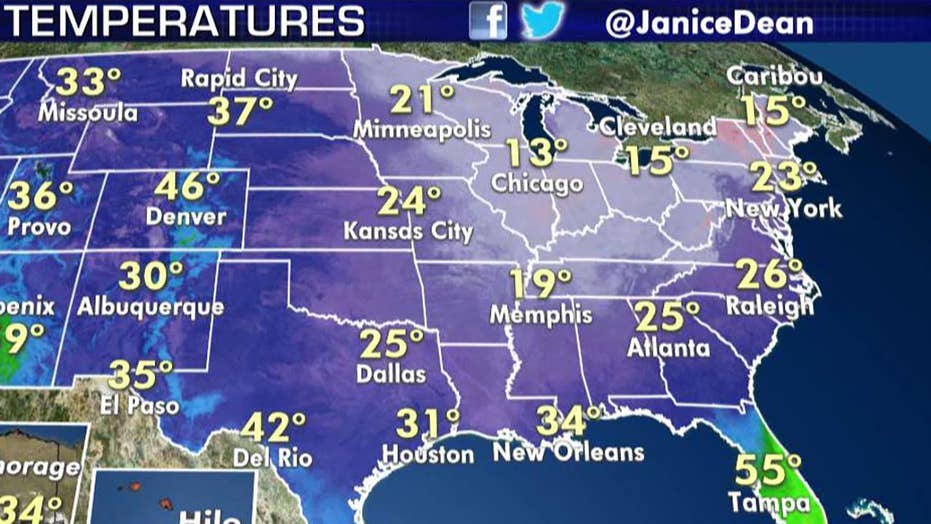 Unseasonal Arctic Air Shatters Low Temperature Records Fire