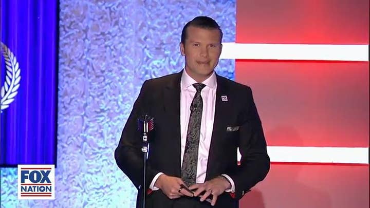 Pete Hegseth hosts Fox Nation's Patriot Awards, honoring those who have shown dedication to America.