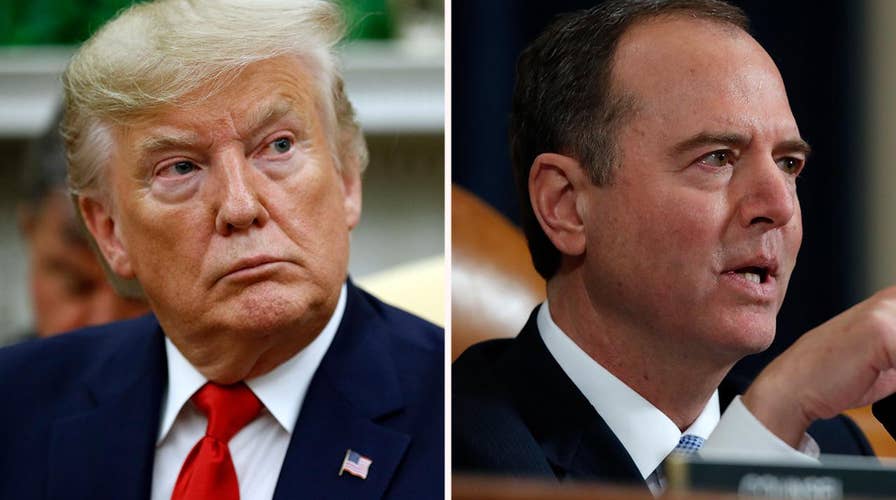 White House blasts 'hearsay of hearsay' over Schiff's evidence