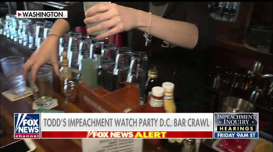 Todd Piro embarks on impeachment bar crawl in Washington, D.C.