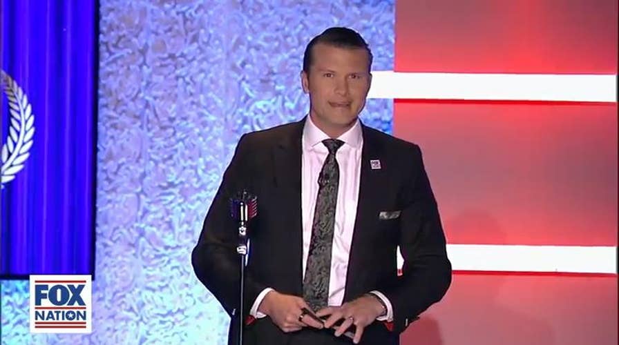 2019 Patriot Awards Recap: Pete Hegseth Had This Sewn Into His Jacket ...