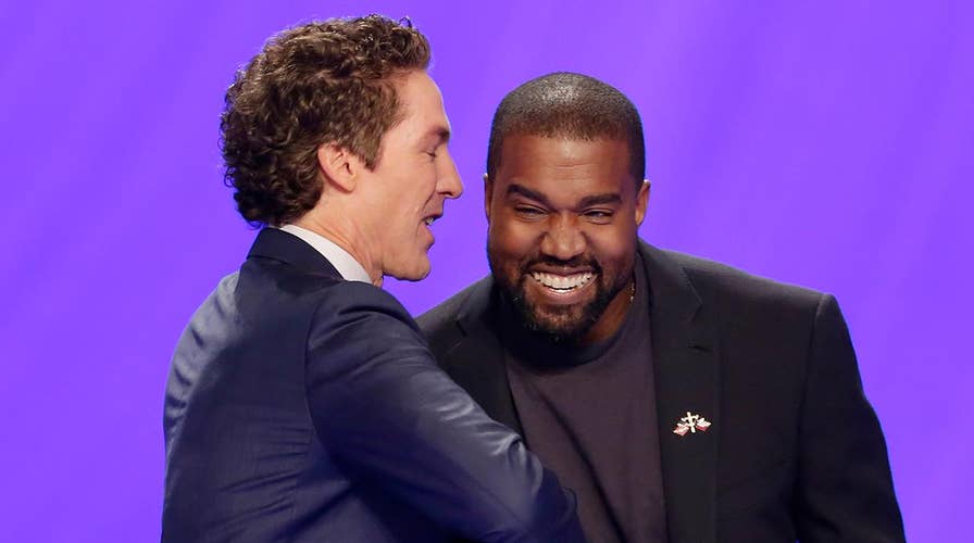 Kanye West gives Sunday service at Joel Osteen Church