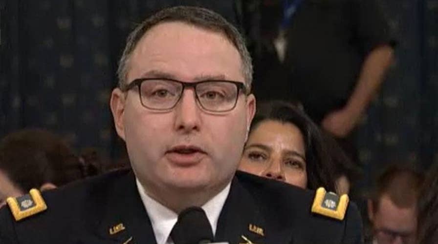 Vindman: 'Improper' for U.S. President to demand investigation of political rival