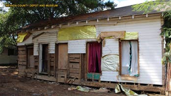 Civil War log cabin discovered during house demolition