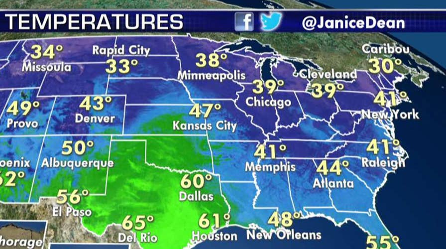 National forecast for Wednesday, November 20