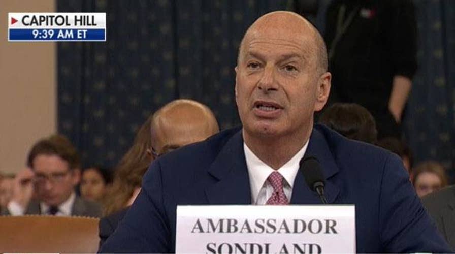 Amb. Sondland: Didn't want to work with Mr. Giuliani