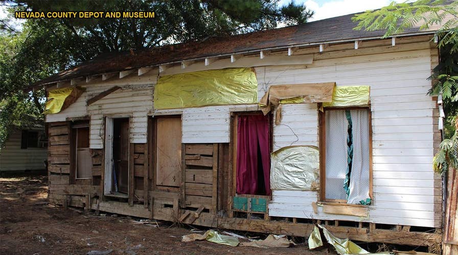 Civil War log cabin found inside house during demolition