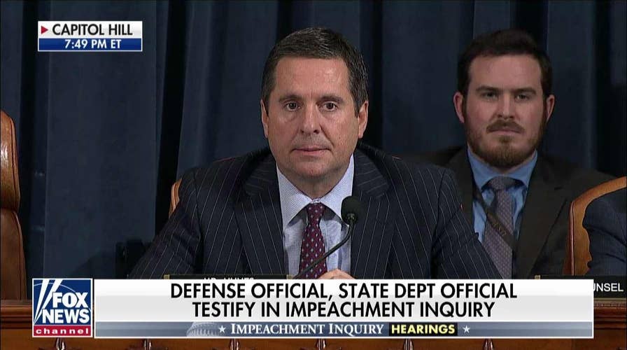 Nunes slams impeachment 'three-card monte,' yields to Schiff for 'storytime hour'