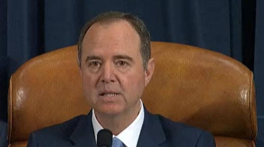 Adam Schiff: 'For us to decide if Trump's acts are compatible with the office of the presidency'