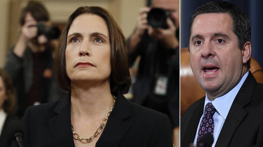Devin Nunes presses Fiona Hill over the Steele dossier and its origins
