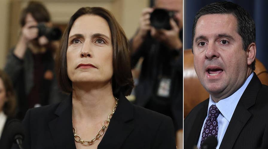 Devin Nunes presses Fiona Hill over the Steele dossier and its origins