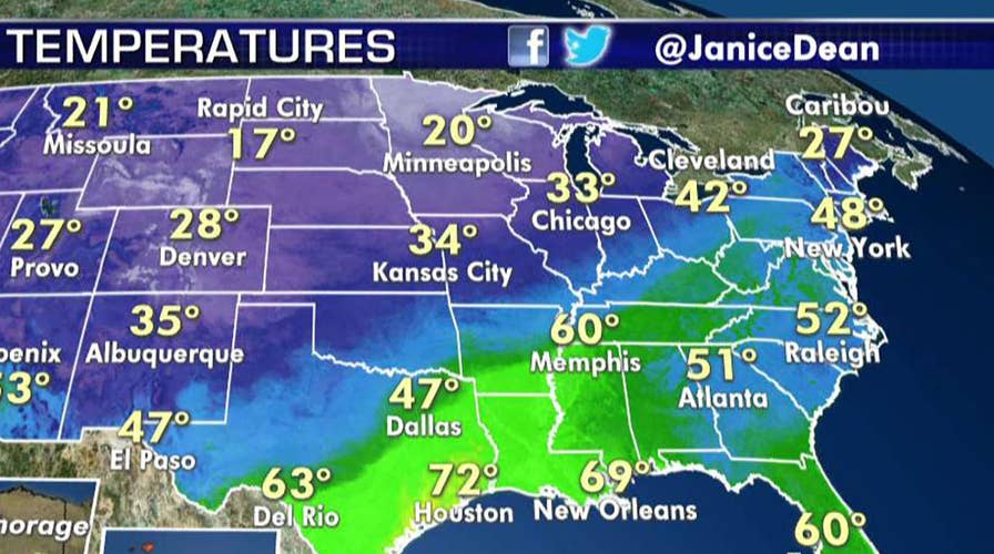 National forecast for Friday, November 22