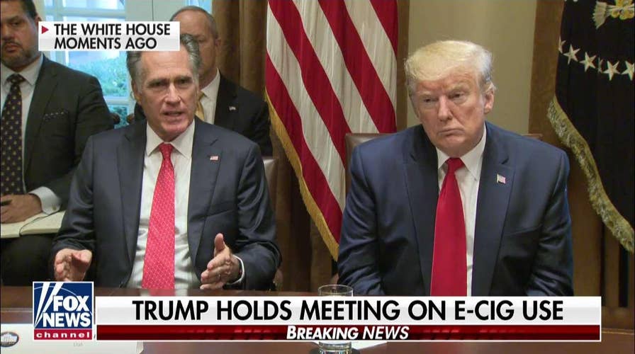Mitt Romney to e-cig companies at Trump roundtable: 'How about the children!'
