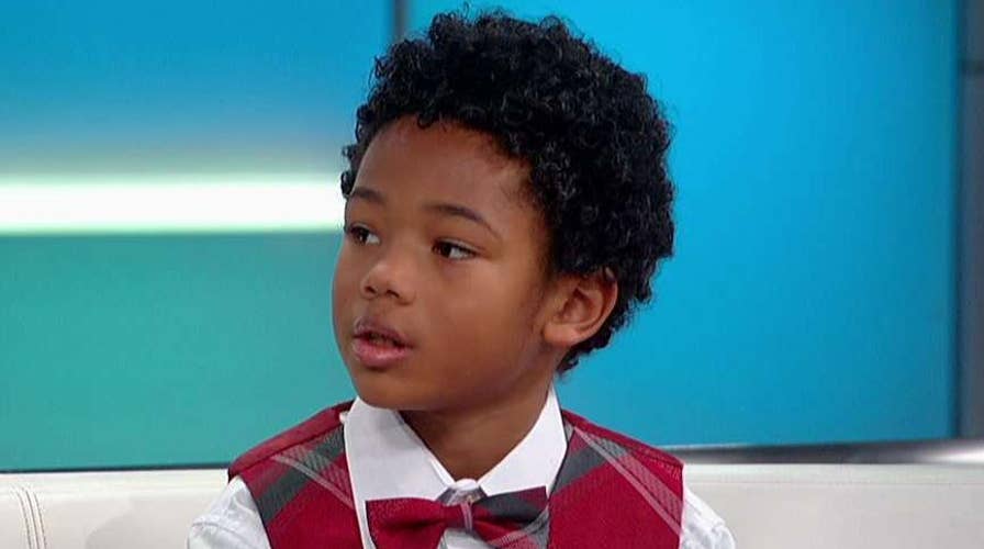 8-year-old boy raises over $50,000 for homeless vets