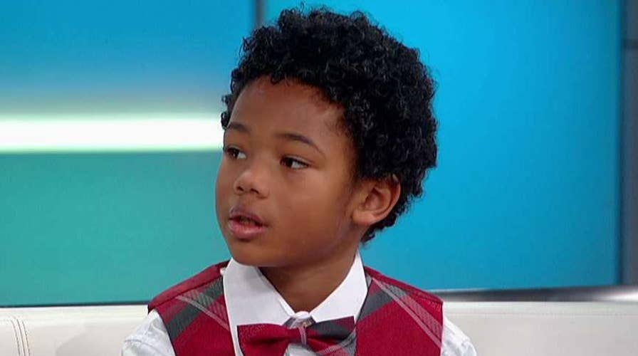 8-year-old boy raises over $50,000 for homeless vets