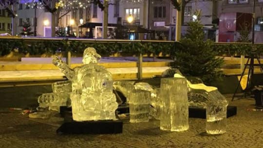 Christmas ice sculpture collapse kills 2-year-old boy