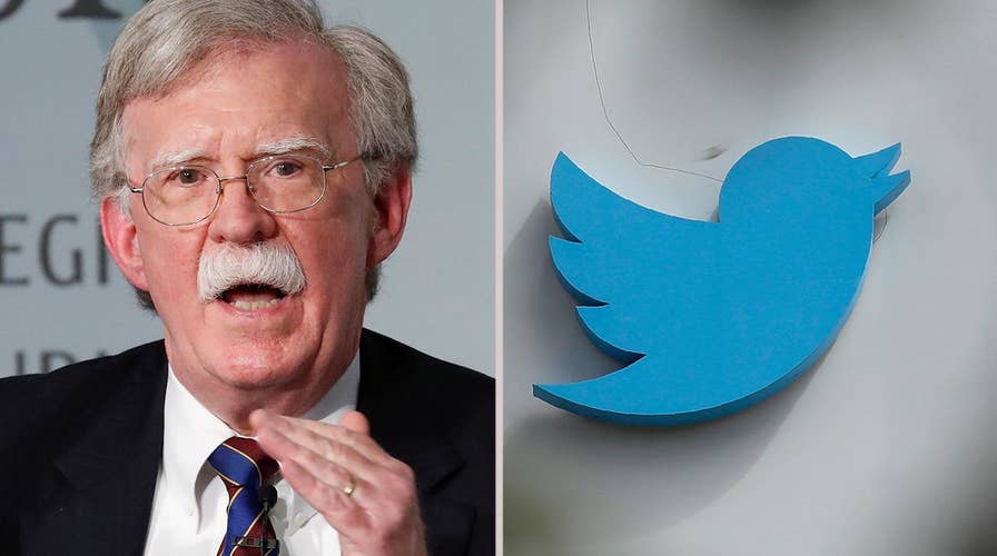 Bolton's Twitter 'suppressed'?