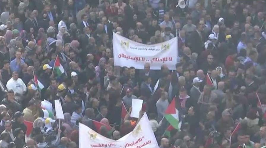 Palestinians protest in 'day of rage' against US and Israel; new rocket fire from Gaza into Israel