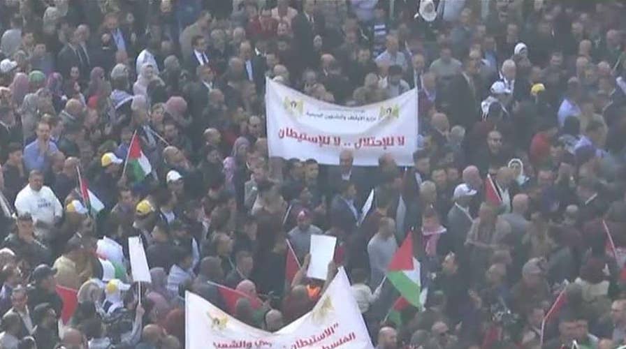 Palestinians protest in 'day of rage' against US and Israel; new rocket fire from Gaza into Israel