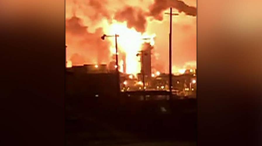 Massive chemical plant explosion in East Texas