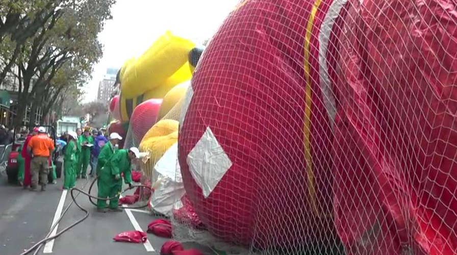 Strong winds could ground balloons for New York City's Thanksgiving parade