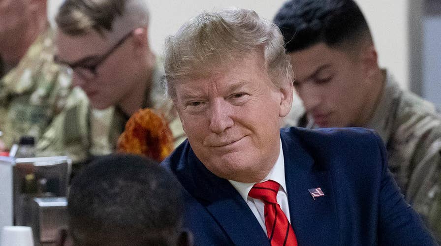 Trump makes surprise visit to troops in Afghanistan